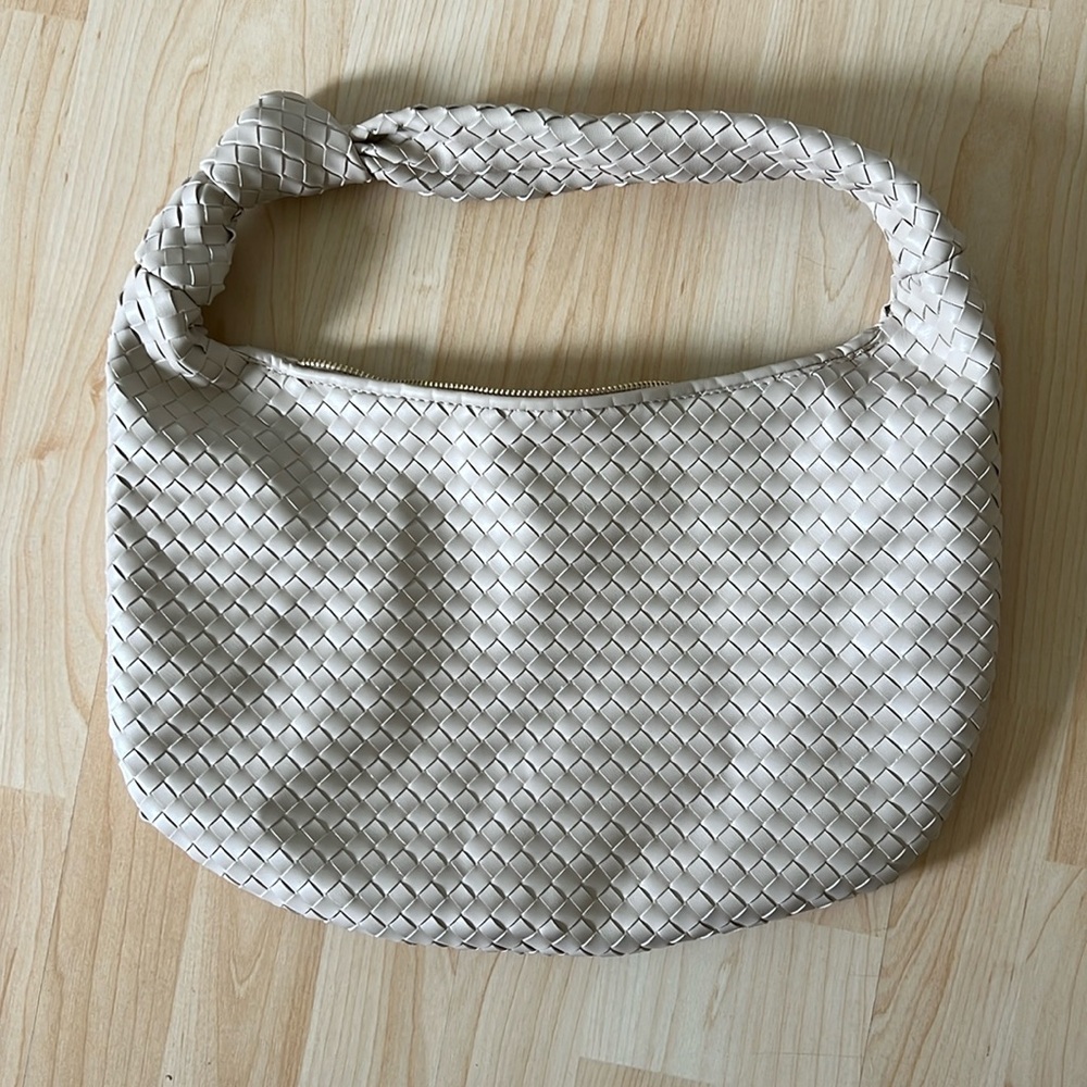 The Brigitte Satchel by Melie Bianco in Ivory